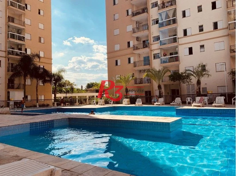 Apartamento com 2 dormitórios à venda, 57 m² por R$ 335.000,00 - Areia Branca - Santos/SP
