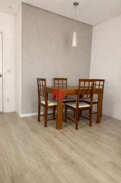 Apartamento com 2 dormitórios à venda, 57 m² por R$ 335.000,00 - Areia Branca - Santos/SP