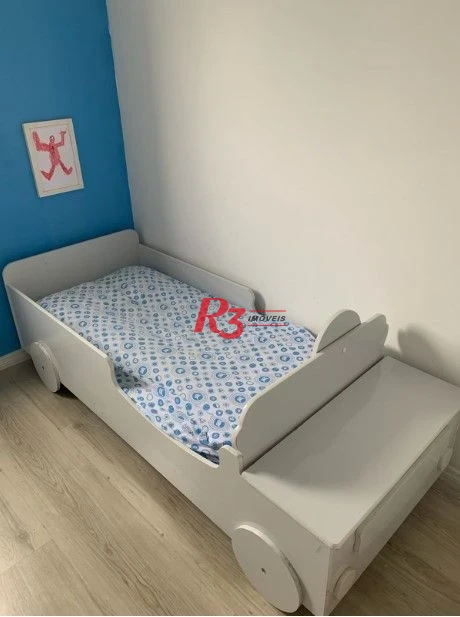 Apartamento com 2 dormitórios à venda, 57 m² por R$ 335.000,00 - Areia Branca - Santos/SP