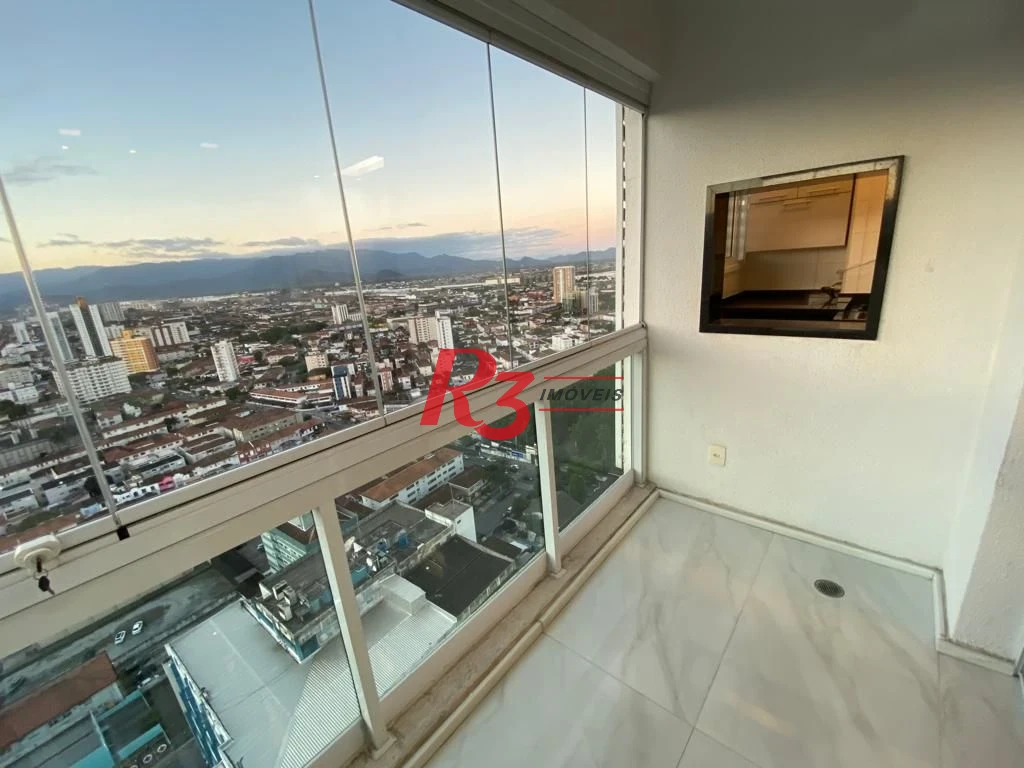 Cobertura com 2 dormitórios para alugar, 90 m² por R$ 7.000,00/mês - Boqueirão - Santos/SP