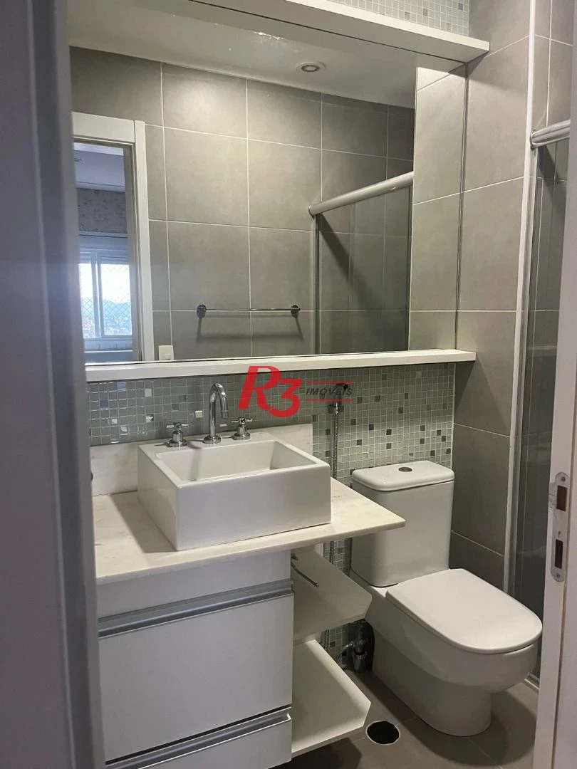 Cobertura com 2 dormitórios para alugar, 90 m² por R$ 7.000,00/mês - Boqueirão - Santos/SP