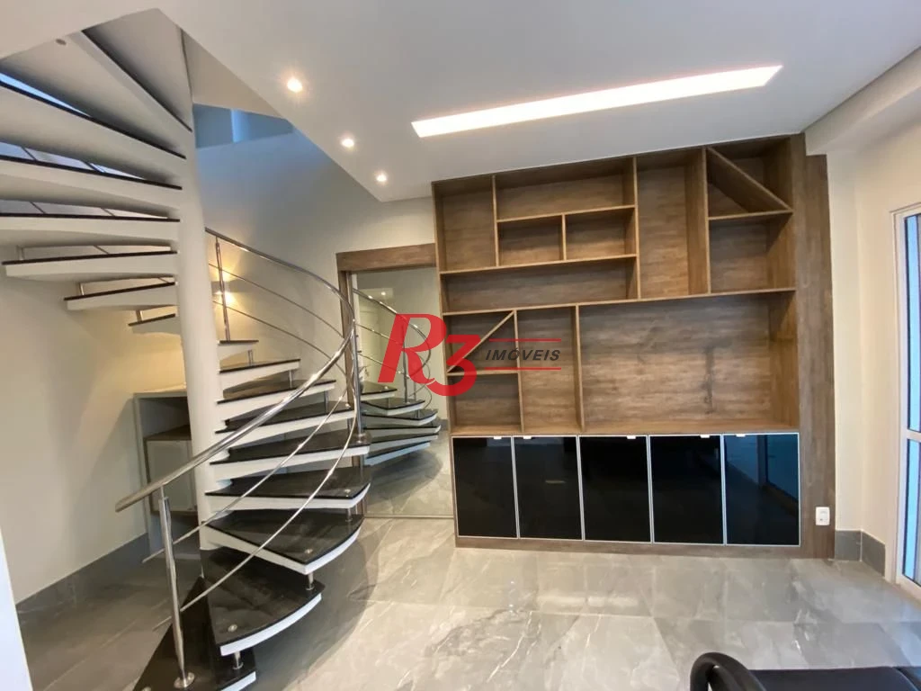 Cobertura com 2 dormitórios para alugar, 90 m² por R$ 7.000,00/mês - Boqueirão - Santos/SP