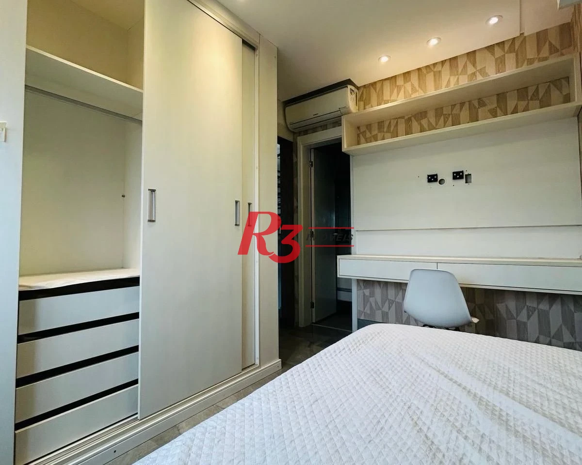 Cobertura para alugar, 90 m² por R$ 7.000,00/mês - Boqueirão - Santos/SP