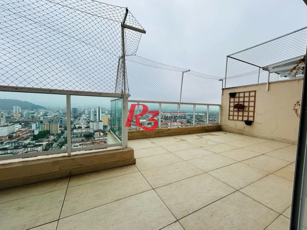 Cobertura para alugar, 90 m² por R$ 7.000,00/mês - Boqueirão - Santos/SP