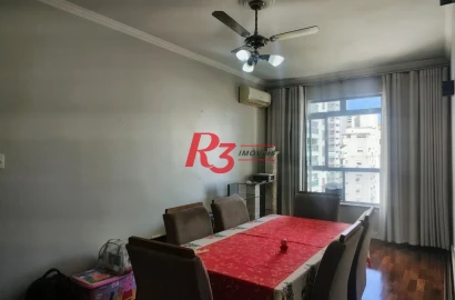 Apartamento com 2 dormitórios à venda, 80 m² por R$ 850.000,00 - José Menino - Santos/SP