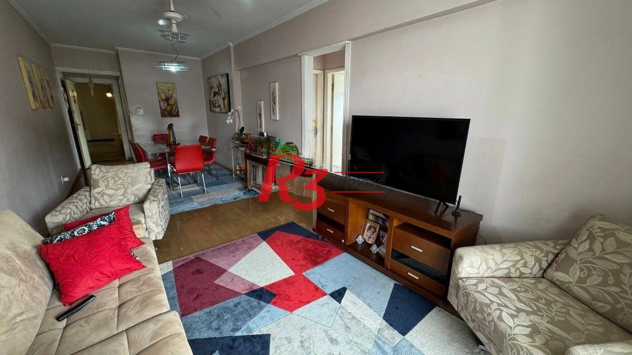 Apartamento à venda, 97 m² por R$ 490.000,00 - Vila Belmiro - Santos/SP