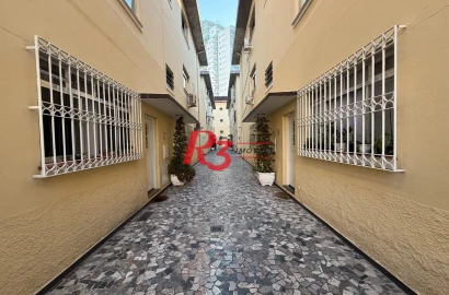Apartamento com 2 dormitórios à venda, 66 m² por R$ 350.000,00 - Gonzaga - Santos/SP