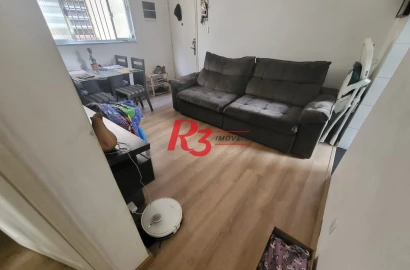 Apartamento com 2 dormitórios à venda, 65 m² por R$ 350.000,00 - Encruzilhada - Santos/SP