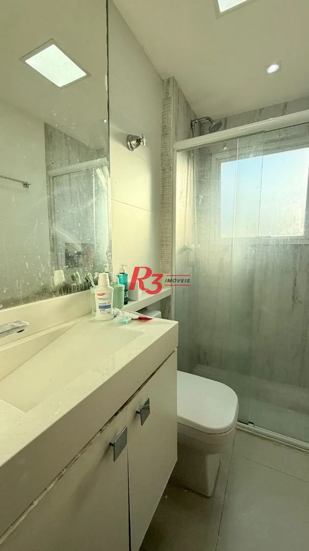 Apartamento com 2 dormitórios à venda, 60 m² por R$ 485.000,00 - José Menino - Santos/SP