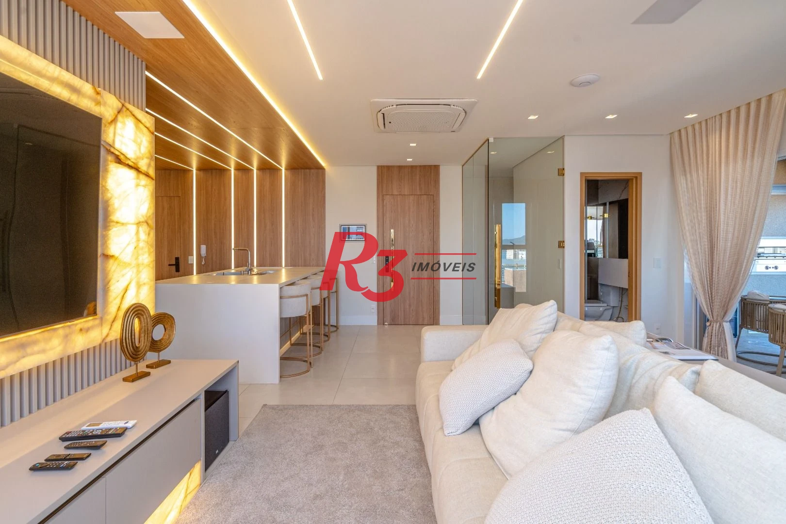 Cobertura com 4 dormitórios à venda, 191 m² por R$ 5.000.000,00 - Gonzaga - Santos/SP