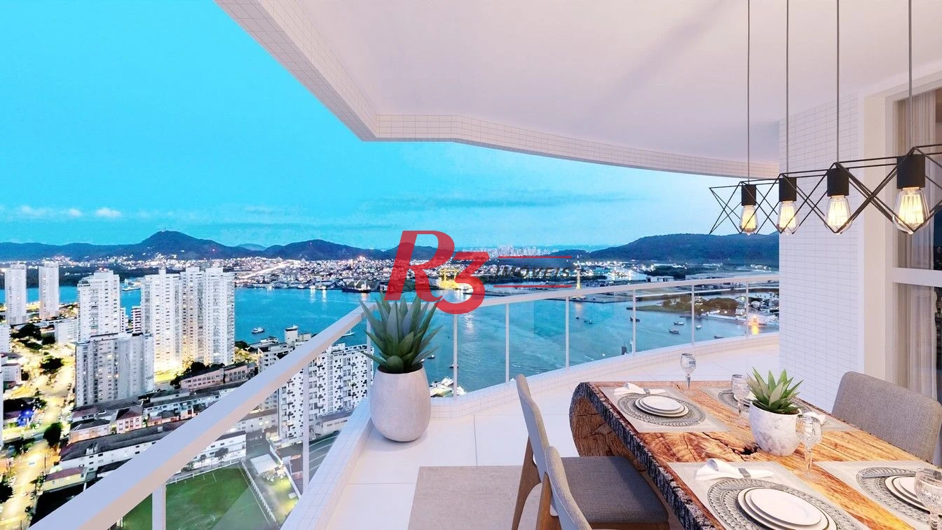 Apartamento à venda, 227 m² por R$ 5.100.000,00 - Ponta da Praia - Santos/SP