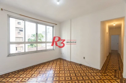 Apartamento para alugar, 111 m² por R$ 3.875,21/mês - Boqueirão - Santos/SP