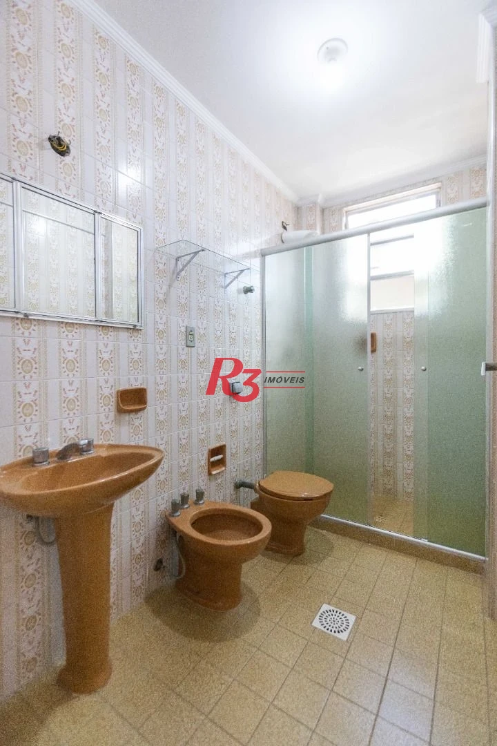 Apartamento com 2 dormitórios para alugar, 111 m² por R$ 3.705,31/mês - Boqueirão - Santos/SP