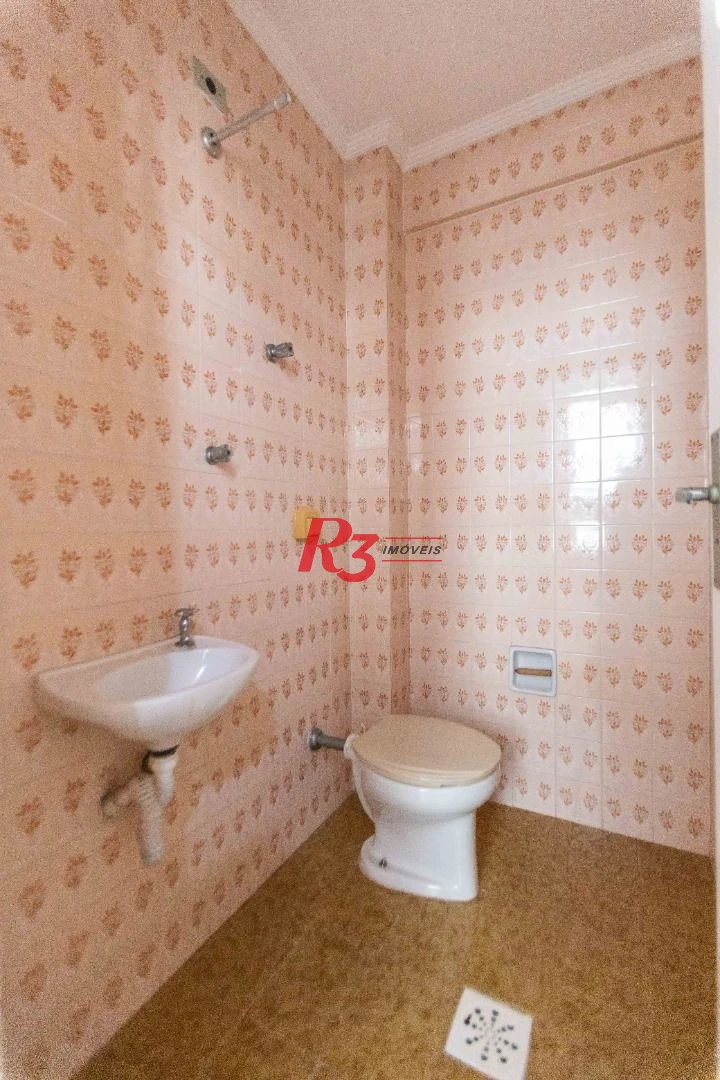 Apartamento com 2 dormitórios para alugar, 111 m² por R$ 3.705,31/mês - Boqueirão - Santos/SP