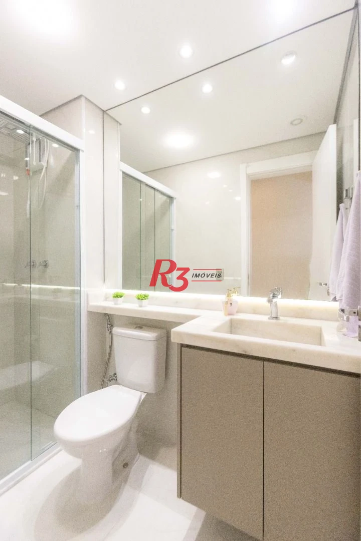 Apartamento com 2 dormitórios à venda, 80 m² por R$ 825.000,00 - Marapé - Santos/SP