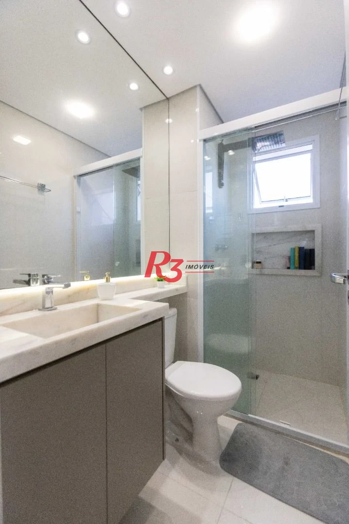 Apartamento com 2 dormitórios à venda, 80 m² por R$ 825.000,00 - Marapé - Santos/SP