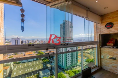 Apartamento com 2 dormitórios à venda, 78 m² por R$ 880.000,00 - Ponta da Praia - Santos/SP