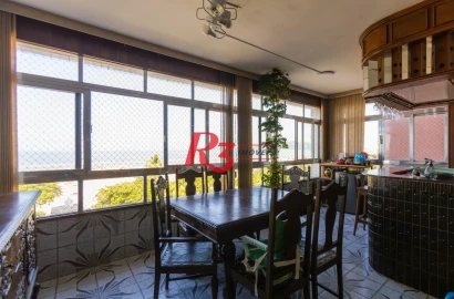 Apartamento com 3 dormitórios à venda, 180 m² por R$ 1.630.000,00 - Gonzaga - Santos/SP