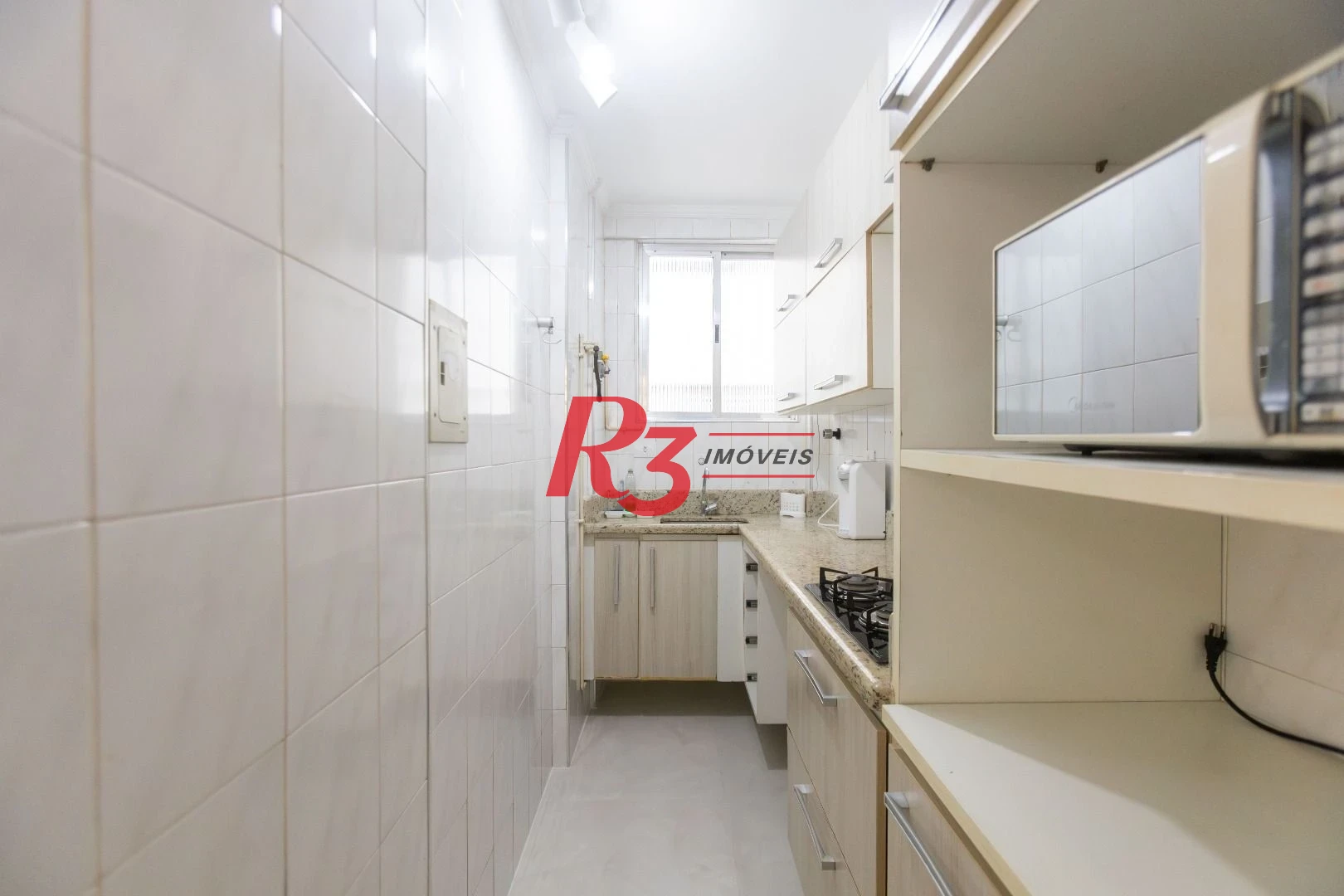 Apartamento para alugar, 37 m² por R$ 3.000,00/mês - José Menino - Santos/SP