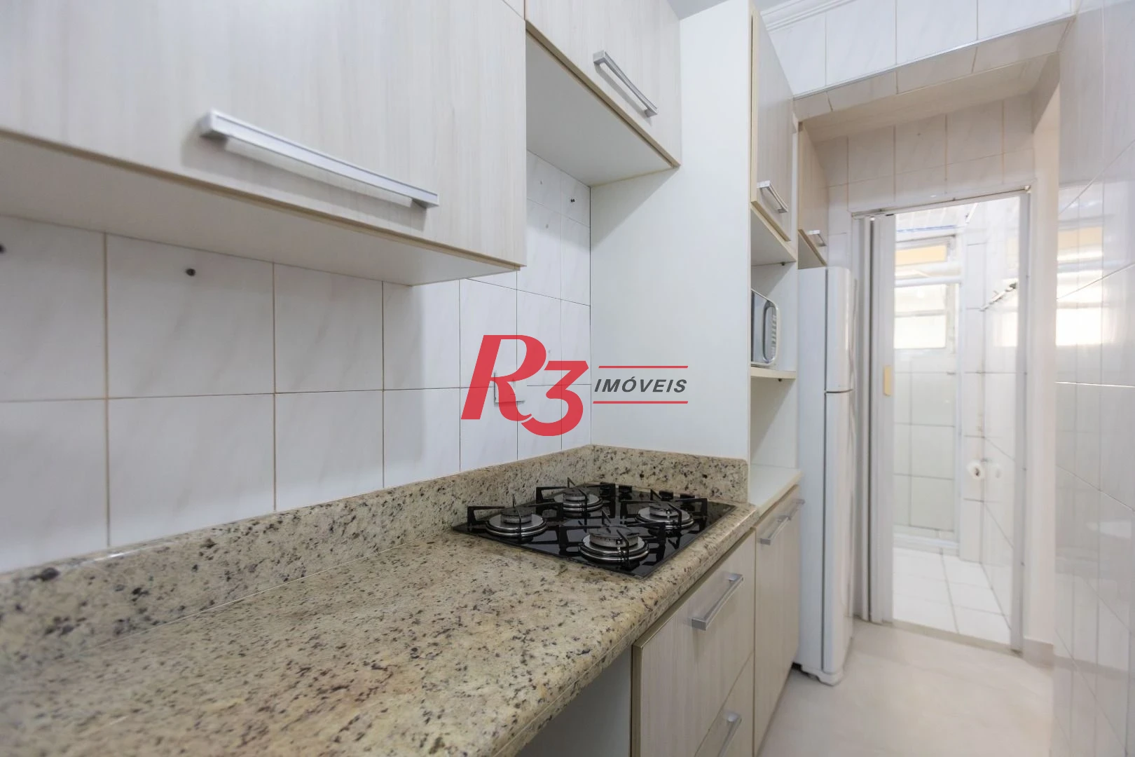 Apartamento para alugar, 37 m² por R$ 3.000,00/mês - José Menino - Santos/SP
