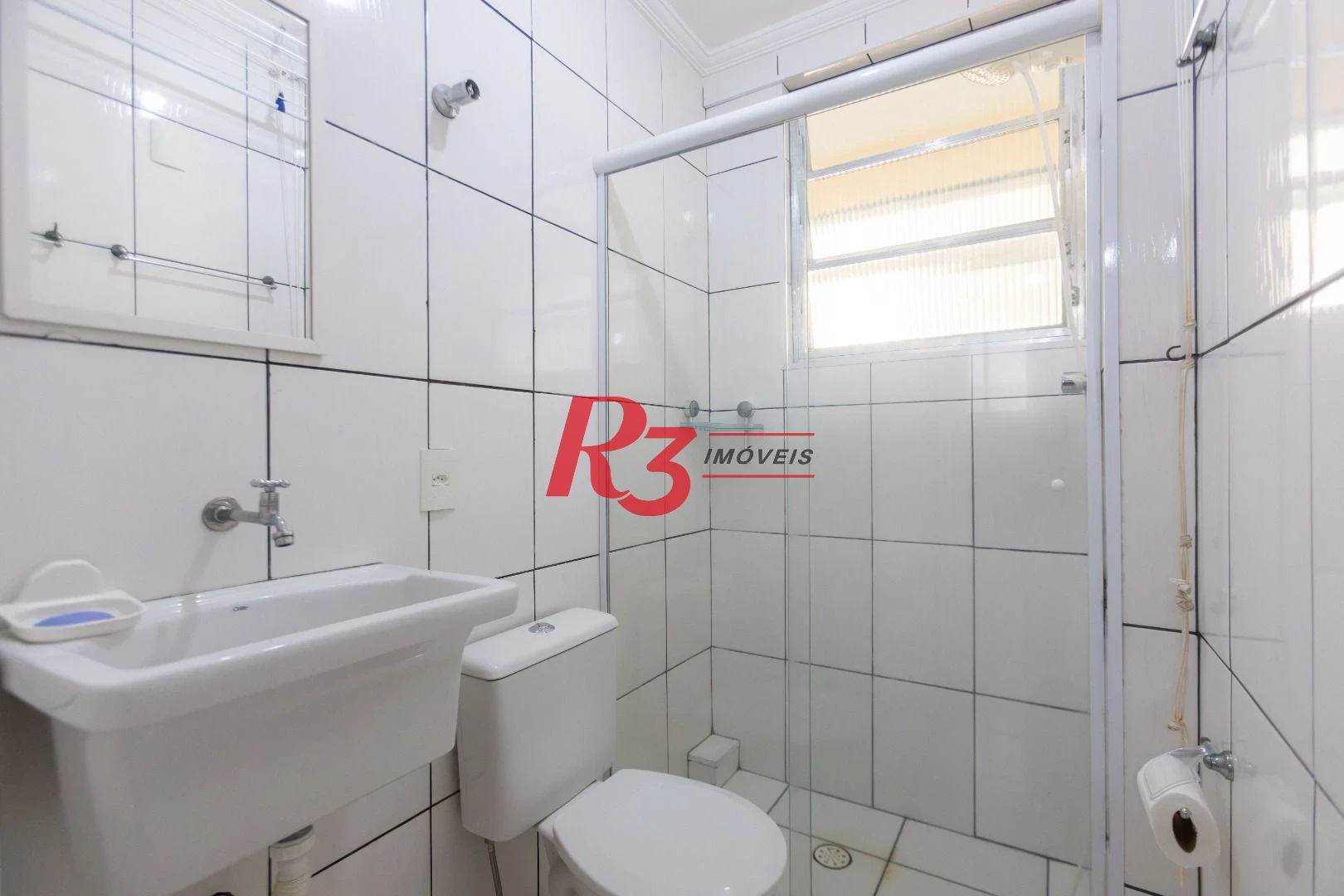 Apartamento para alugar, 37 m² por R$ 3.000,00/mês - José Menino - Santos/SP