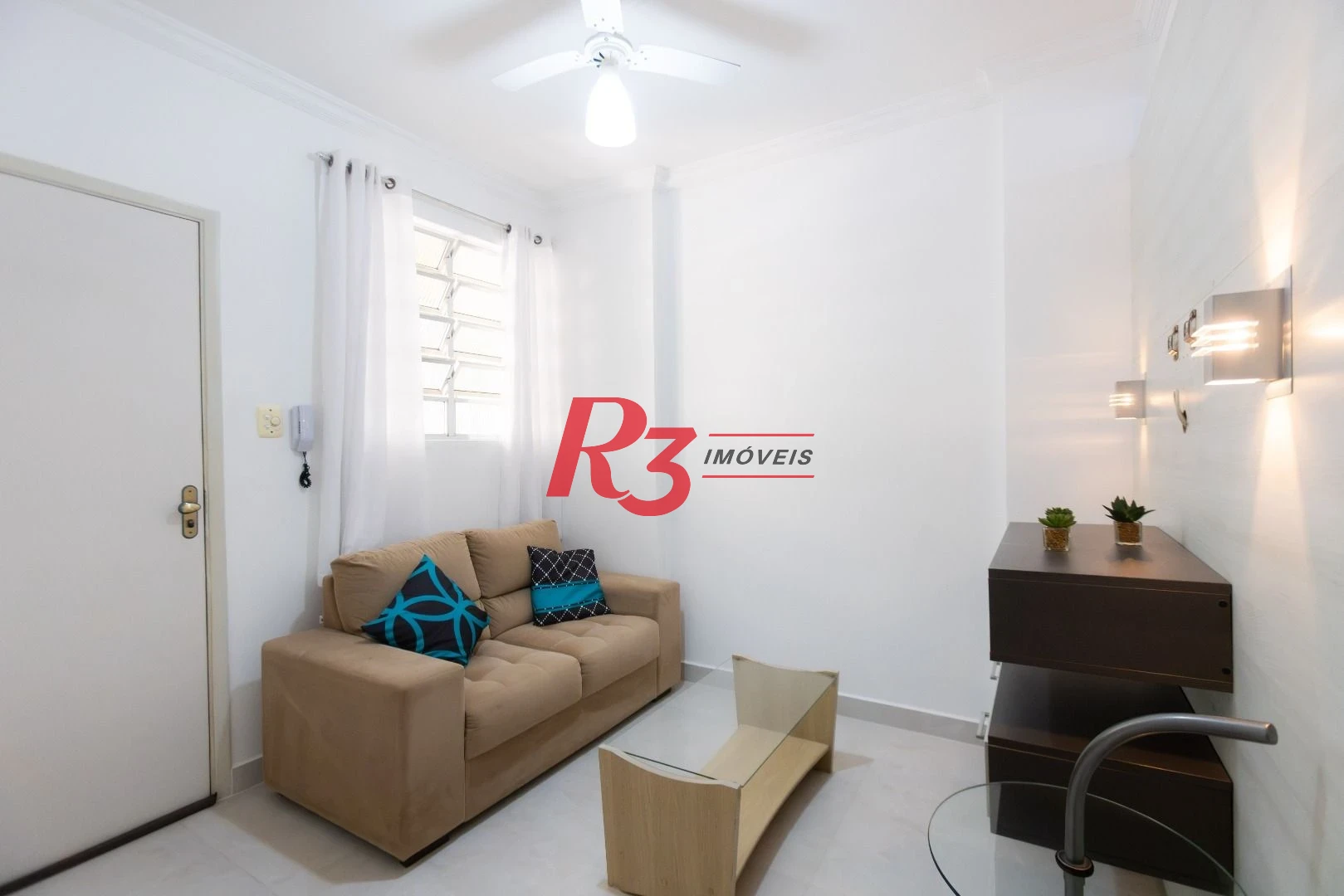 Apartamento para alugar, 37 m² por R$ 3.000,00/mês - José Menino - Santos/SP