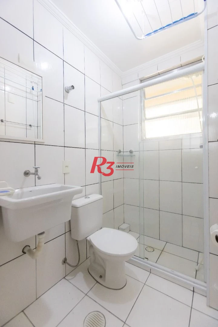 Apartamento para alugar, 37 m² por R$ 3.000,00/mês - José Menino - Santos/SP
