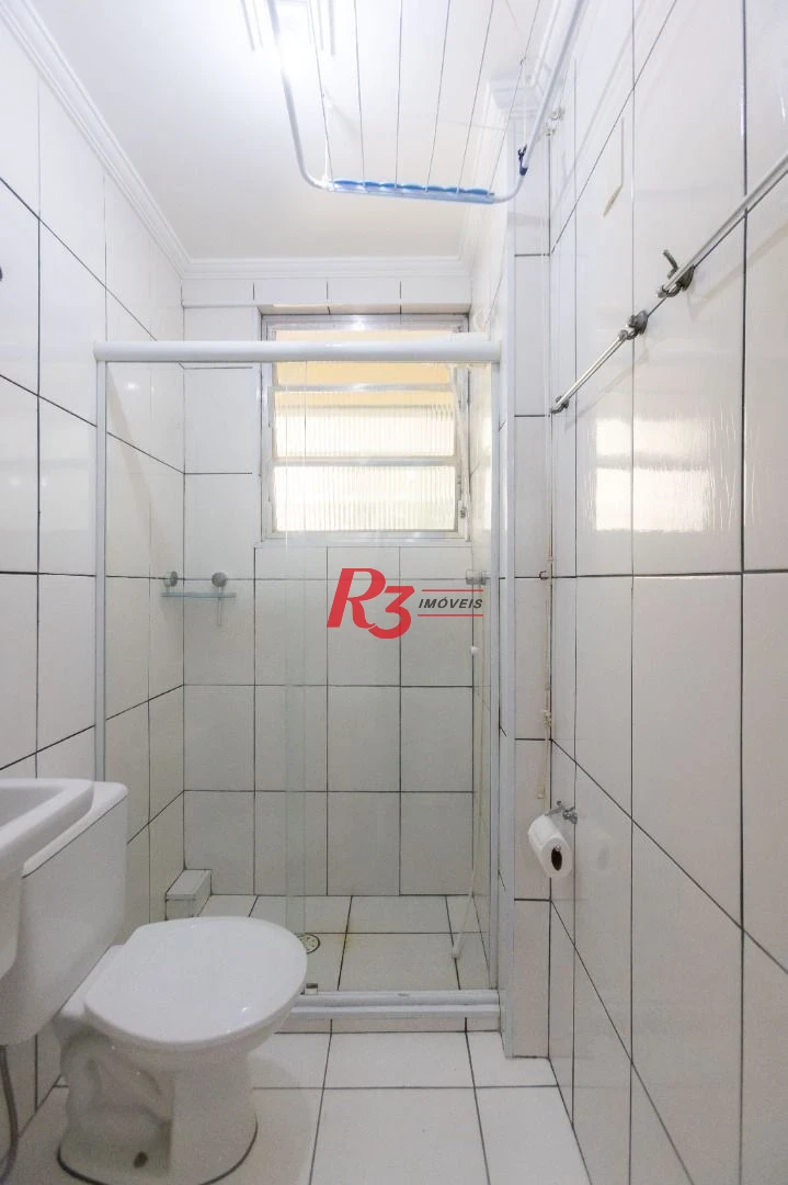 Apartamento para alugar, 37 m² por R$ 3.000,00/mês - José Menino - Santos/SP