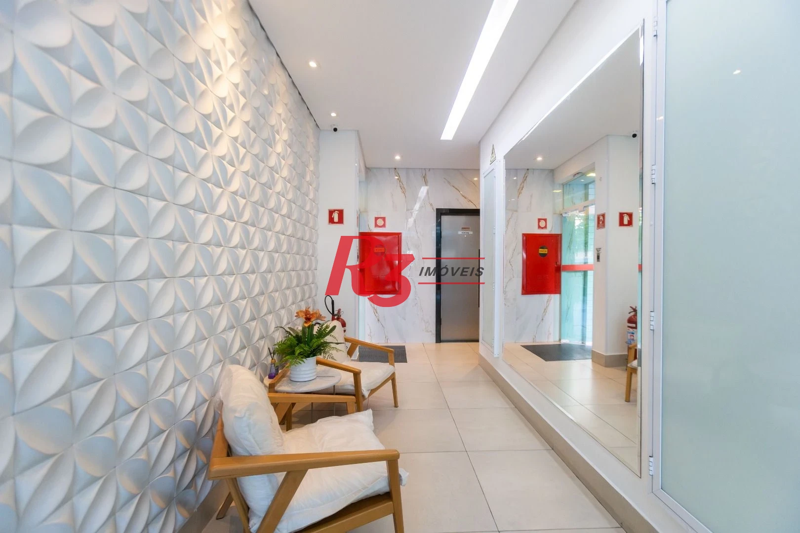 Apartamento para alugar, 37 m² por R$ 3.000,00/mês - José Menino - Santos/SP