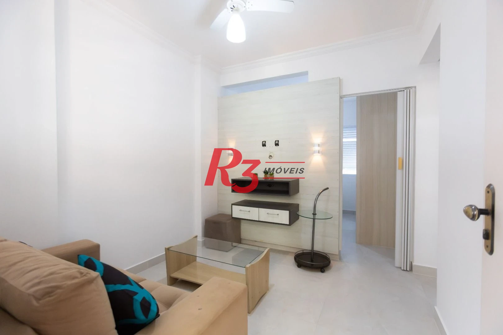 Apartamento para alugar, 37 m² por R$ 3.000,00/mês - José Menino - Santos/SP
