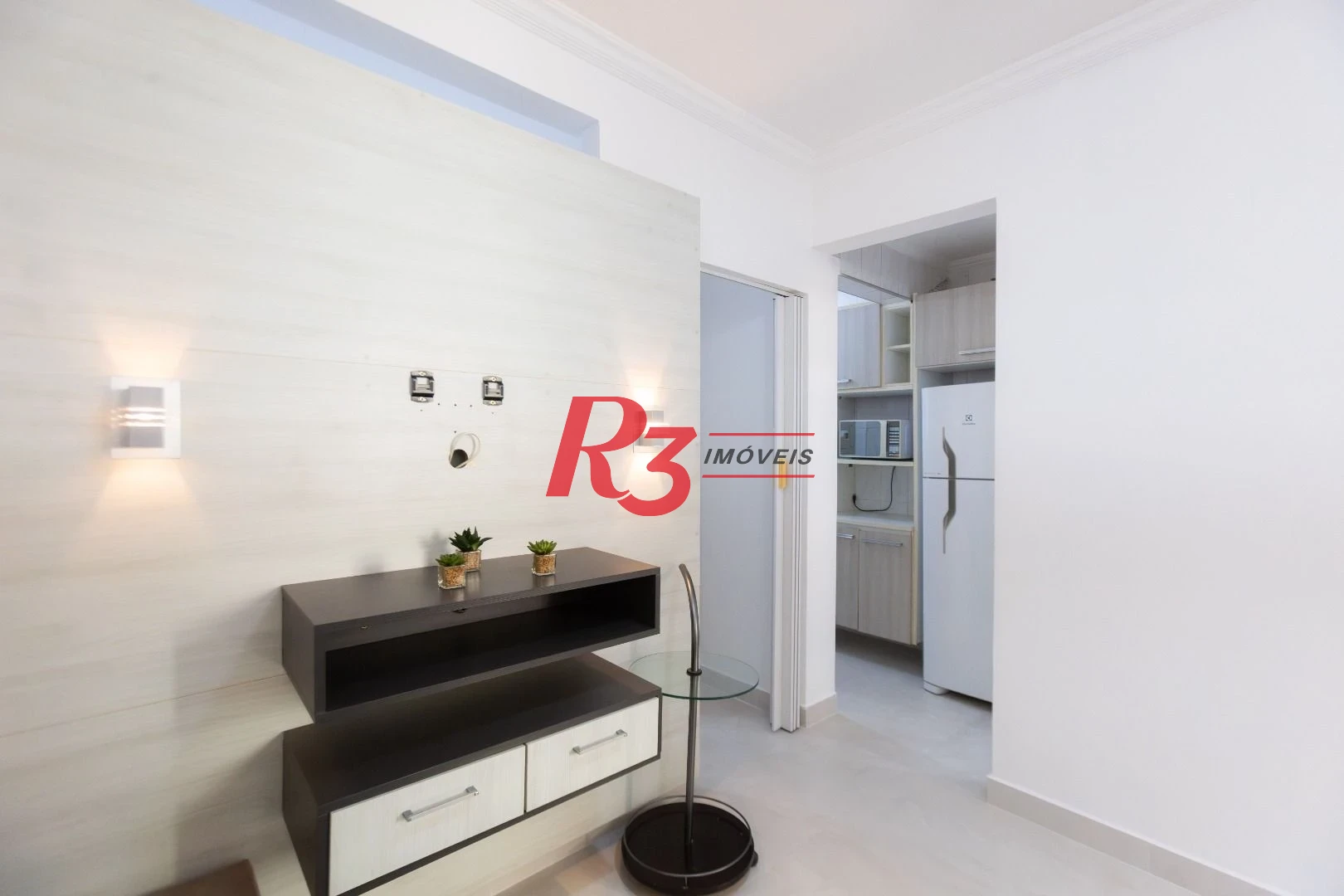 Apartamento para alugar, 37 m² por R$ 3.000,00/mês - José Menino - Santos/SP