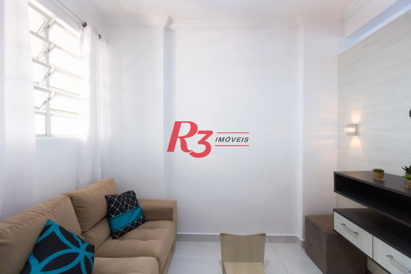 Apartamento para alugar, 37 m² por R$ 3.000,00/mês - José Menino - Santos/SP