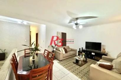 Casa com 3 dormitórios à venda, 152 m² por R$ 860.000,00 - Aparecida - Santos/SP