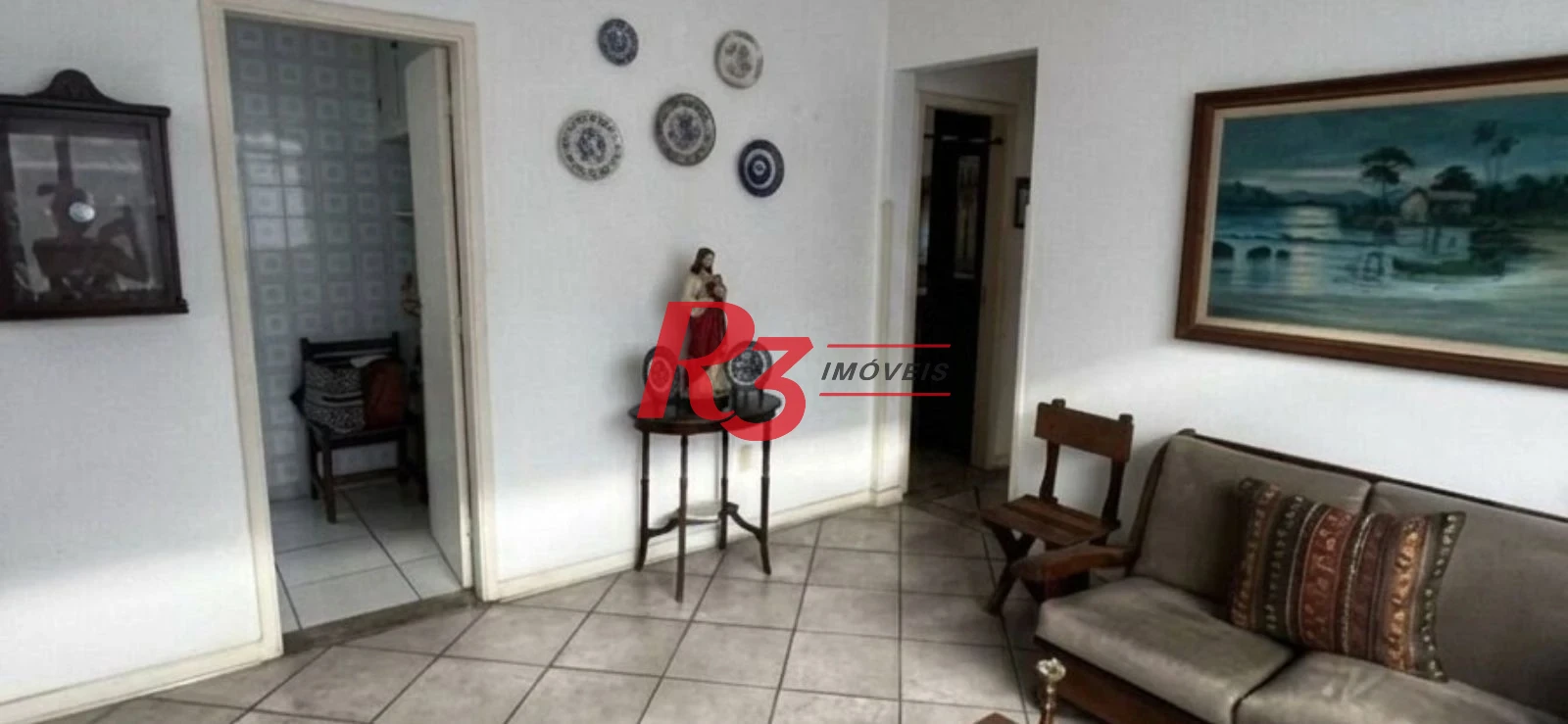 Apartamento com 3 dormitórios à venda, 86 m² por R$ 550.000,00 - Embaré - Santos/SP