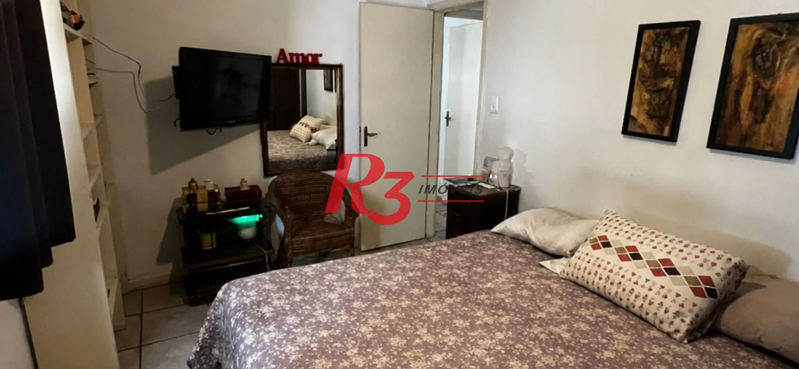 Apartamento com 3 dormitórios à venda, 86 m² por R$ 550.000,00 - Embaré - Santos/SP