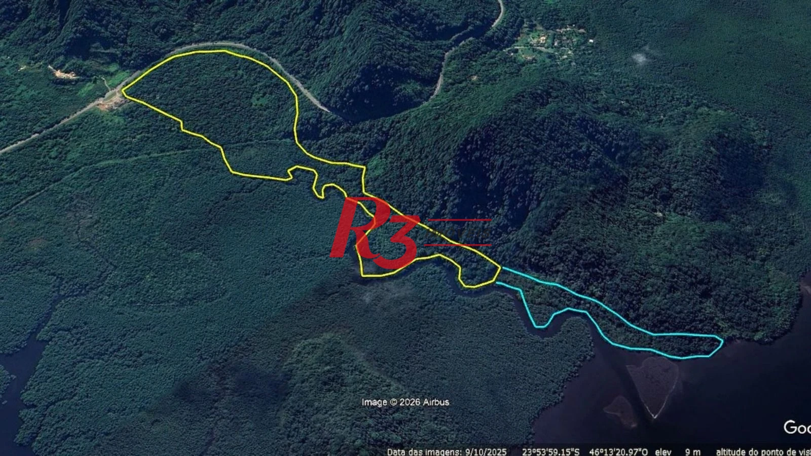 Terreno à venda, 1100000 m² por R$ 318.000.000,00 - Caruara - Santos/SP