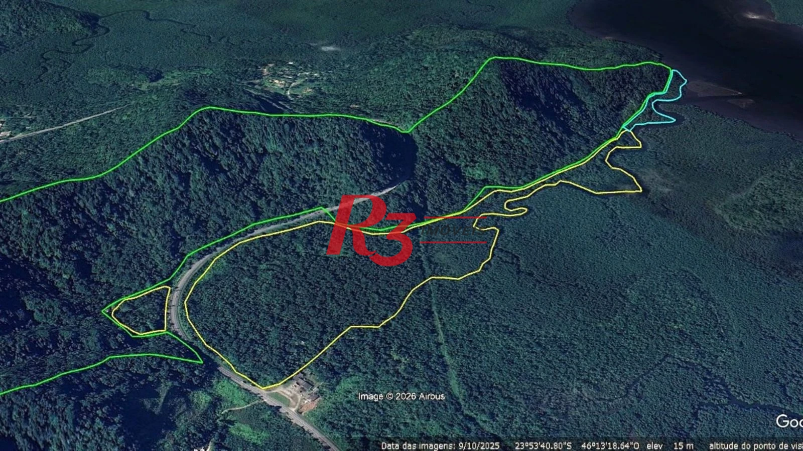 Terreno à venda, 1100000 m² por R$ 318.000.000,00 - Caruara - Santos/SP