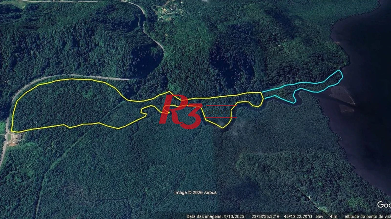 Terreno à venda, 1100000 m² por R$ 318.000.000,00 - Caruara - Santos/SP