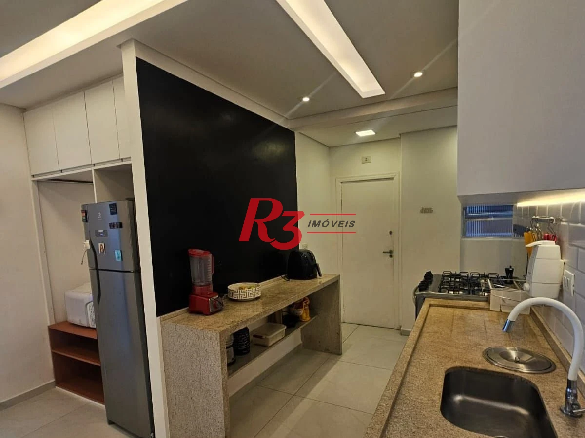 Apartamento com 3 dormitórios à venda, 127 m² por R$ 1.200.000,00 - Aparecida - Santos/SP