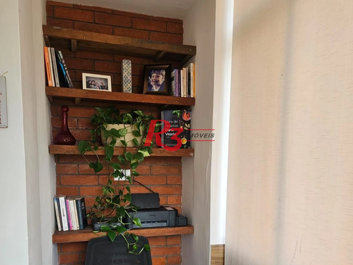 Apartamento com 3 dormitórios à venda, 127 m² por R$ 1.200.000,00 - Aparecida - Santos/SP