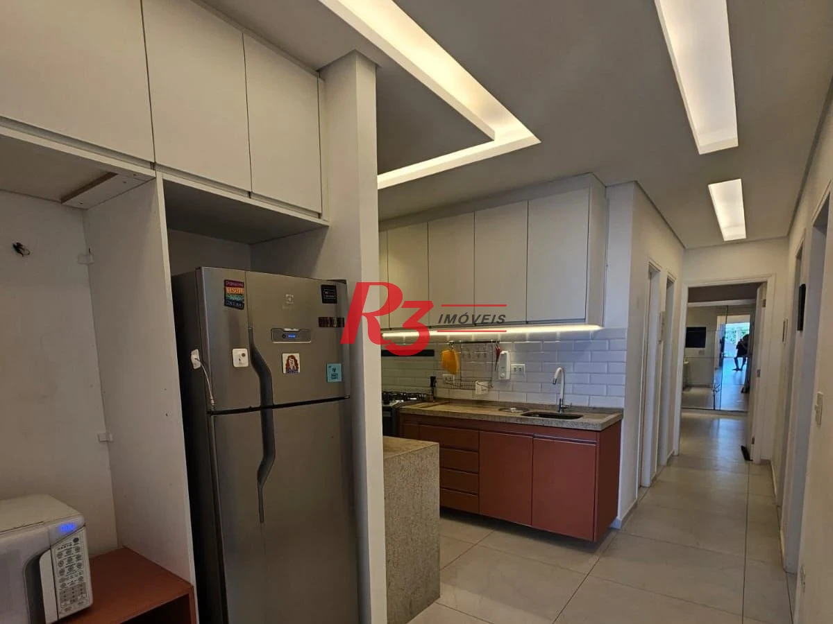 Apartamento com 3 dormitórios à venda, 127 m² por R$ 1.200.000,00 - Aparecida - Santos/SP