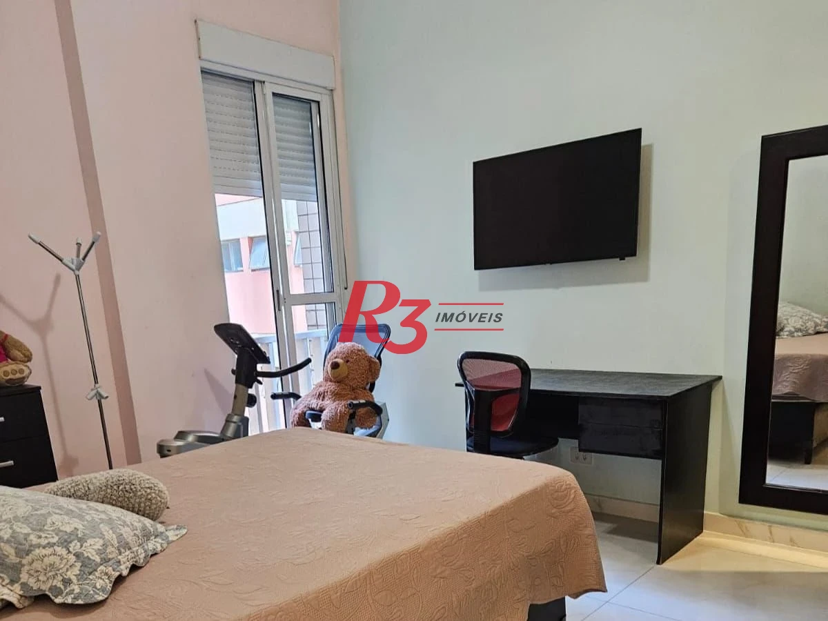 Apartamento com 3 dormitórios à venda, 127 m² por R$ 1.200.000,00 - Aparecida - Santos/SP