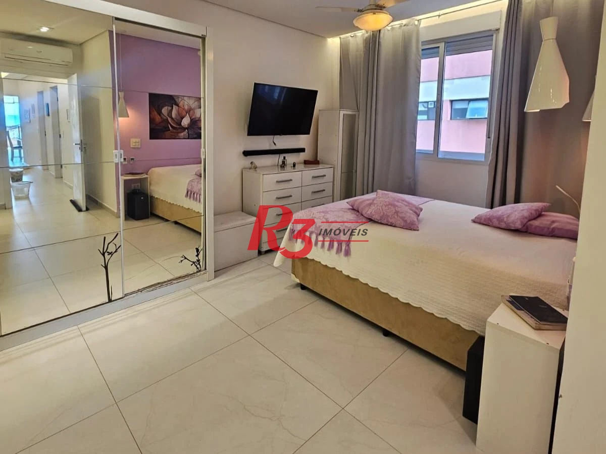 Apartamento com 3 dormitórios à venda, 127 m² por R$ 1.200.000,00 - Aparecida - Santos/SP