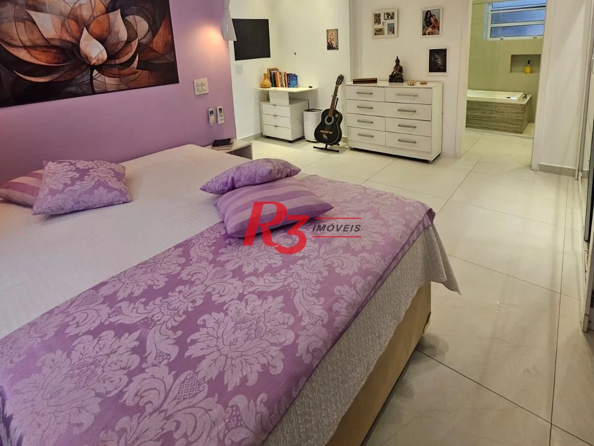 Apartamento com 3 dormitórios à venda, 127 m² por R$ 1.200.000,00 - Aparecida - Santos/SP