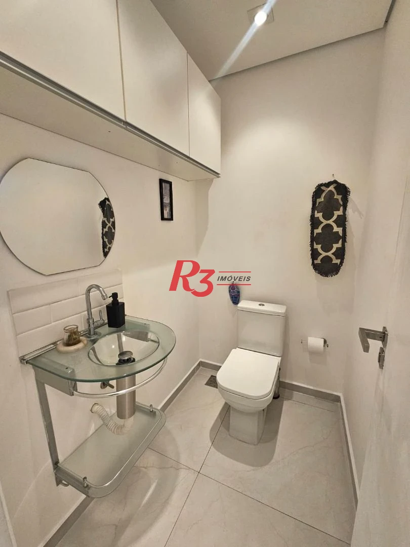 Apartamento com 3 dormitórios à venda, 127 m² por R$ 1.200.000,00 - Aparecida - Santos/SP