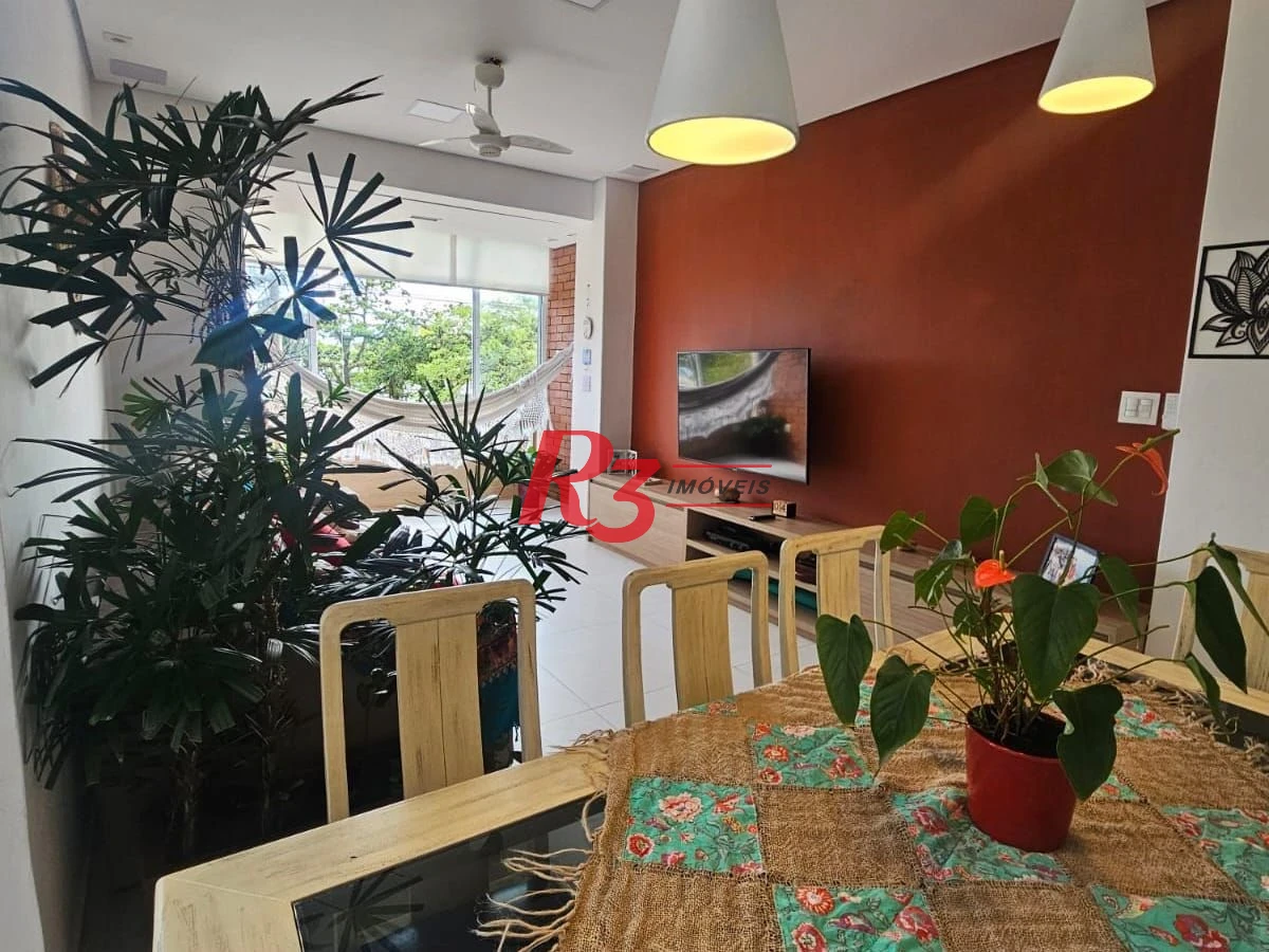 Apartamento com 3 dormitórios à venda, 127 m² por R$ 1.200.000,00 - Aparecida - Santos/SP