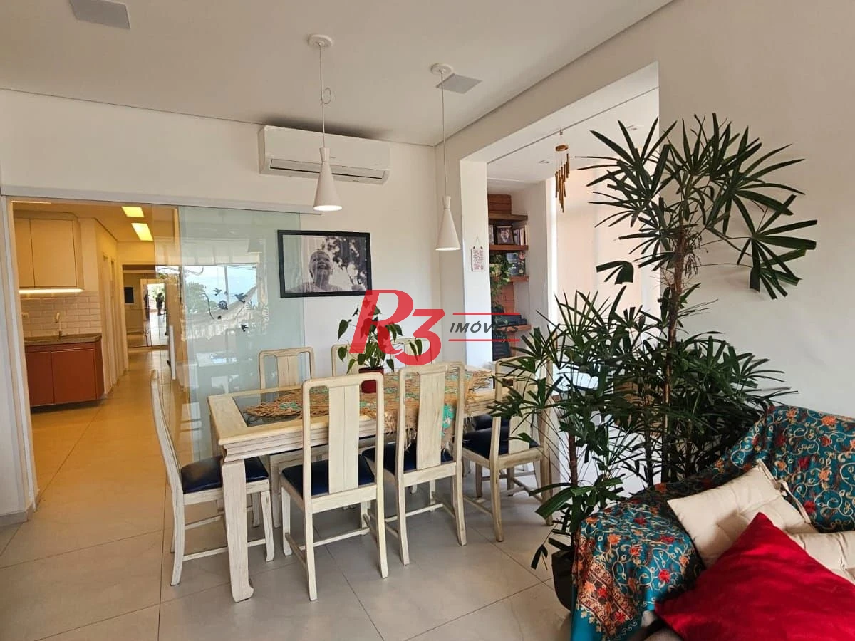 Apartamento com 3 dormitórios à venda, 127 m² por R$ 1.200.000,00 - Aparecida - Santos/SP