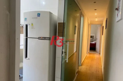 Apartamento com 2 dormitórios à venda, 80 m² por R$ 340.000,00 - Gonzaga - Santos/SP