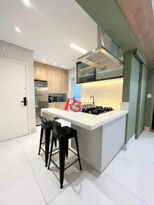 Apartamento com 2 dormitórios à venda, 91 m² por R$ 1.290.000,00 - Gonzaga - Santos/SP