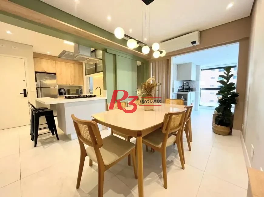 Apartamento com 2 dormitórios à venda, 91 m² por R$ 1.290.000,00 - Gonzaga - Santos/SP